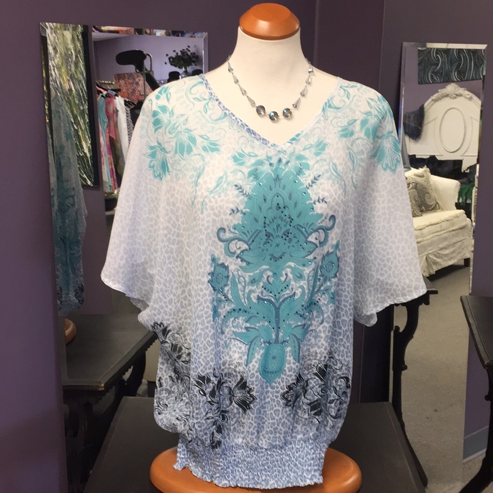 Sheer blouse from YEST